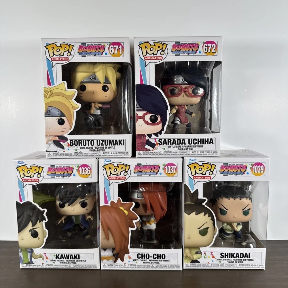 Funko Pop! Boruto Naruto Next Generations Lot 671 672 1036 1037 1039 Figures